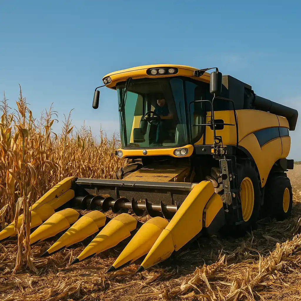 cosechadora de Maíz