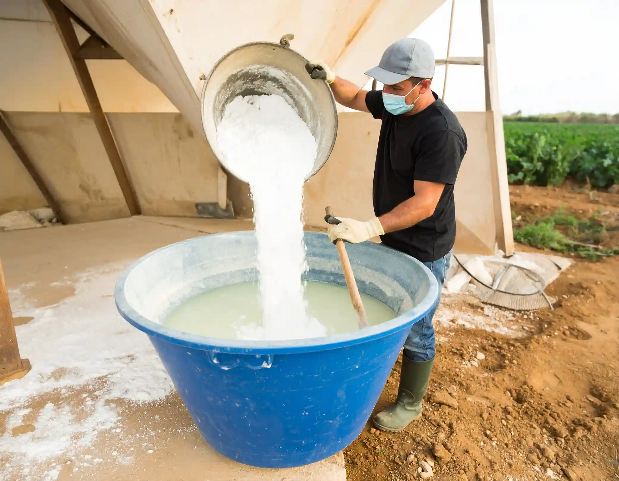 como hacer cal líquida