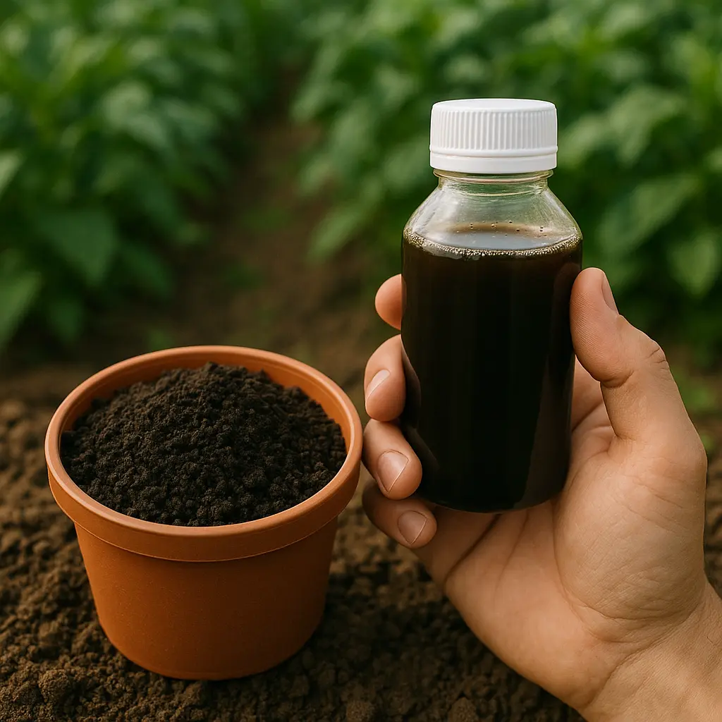 humus solido y liquido