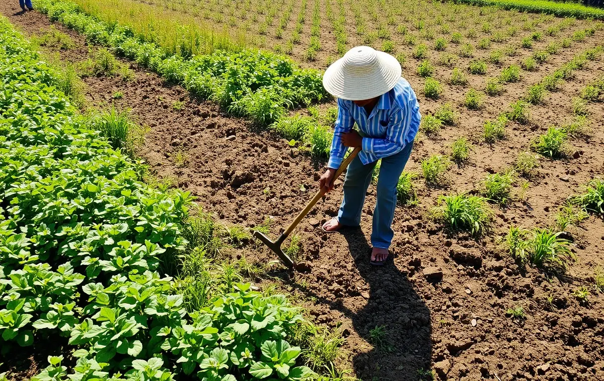 como limpiar un terreno de maleza