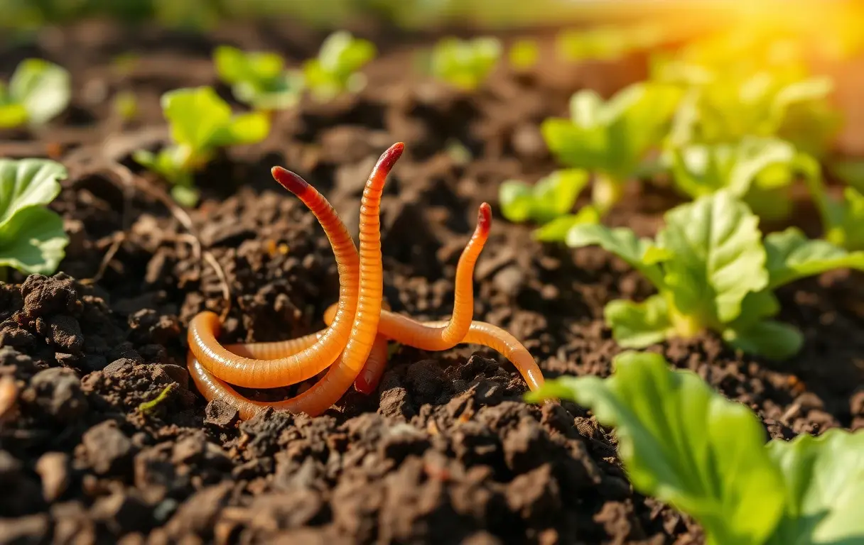importancia de las lombrices en la agricultura