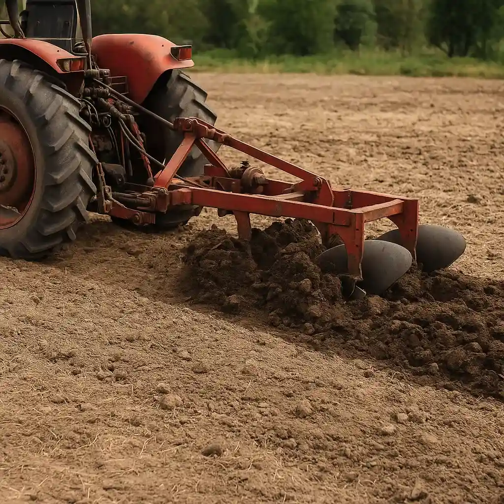 como arar tierra dura