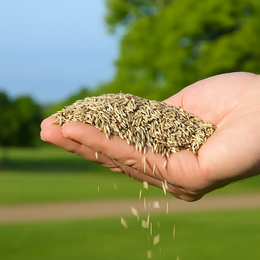 como son las semillas de pasto