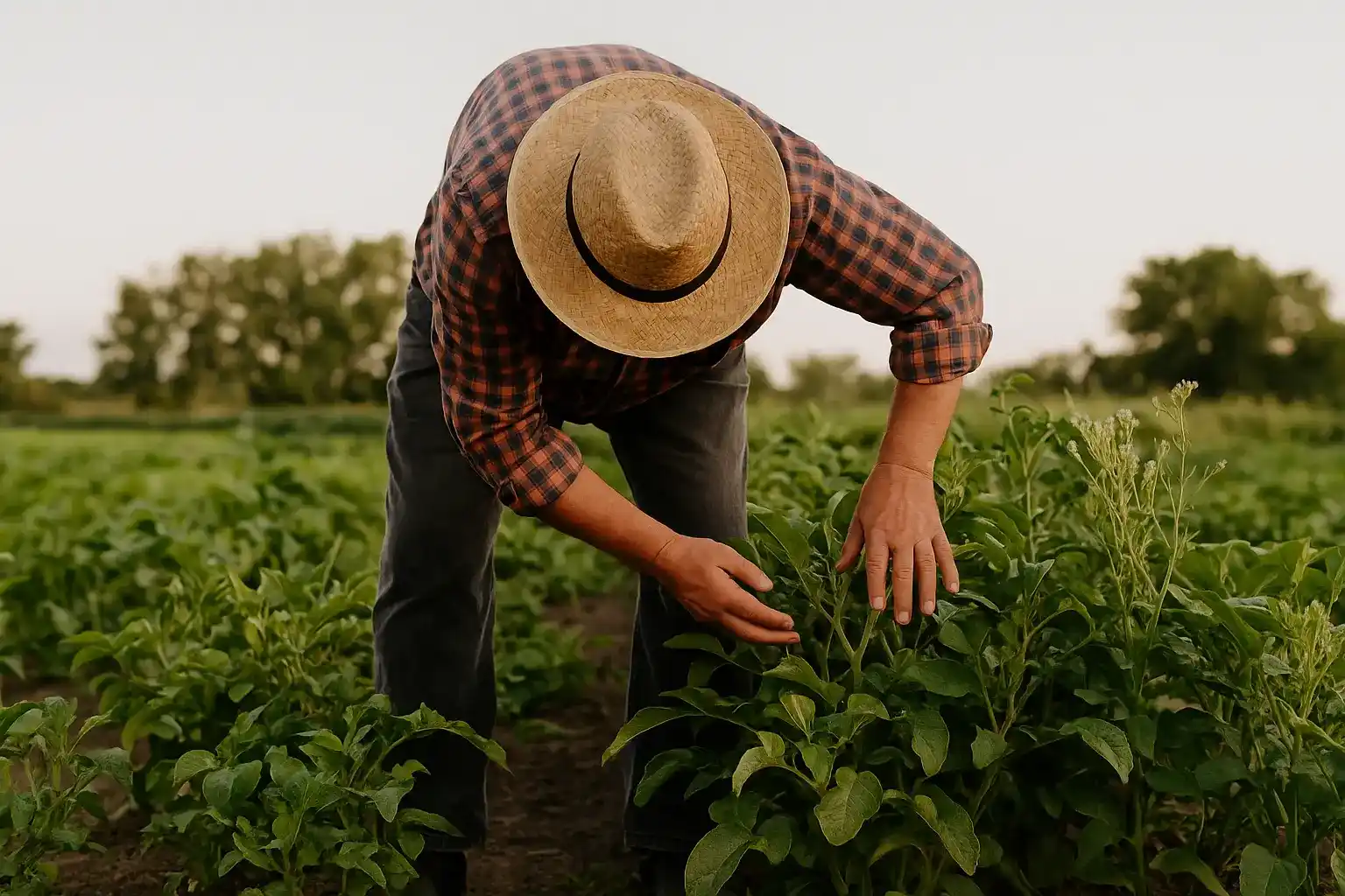 qué hace un agricultor