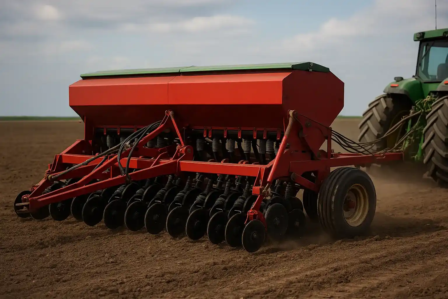 partes de una sembradora de grano grueso