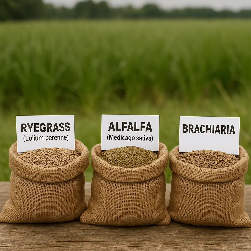 semilla de pasto forrajero
