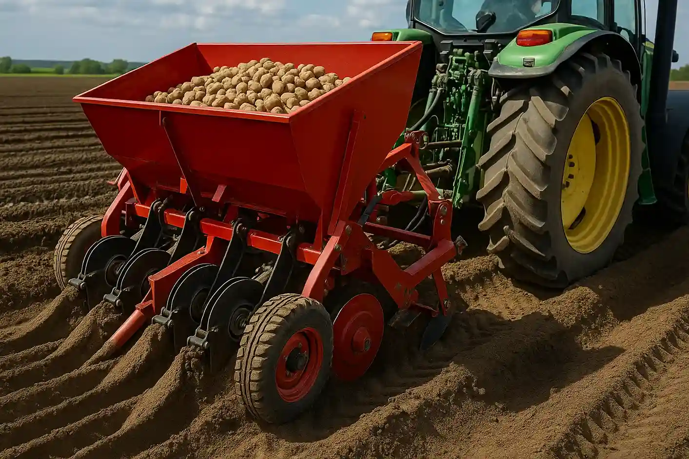 maquina sembradora de papas