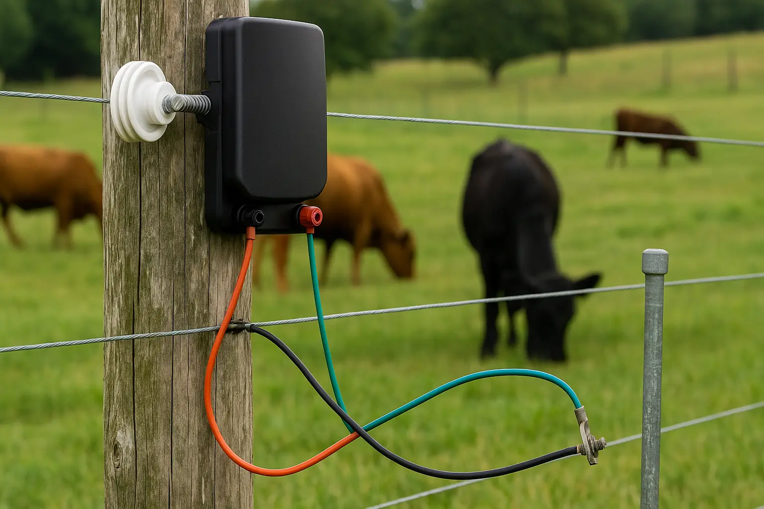 como conectar una cerca electrica para ganado