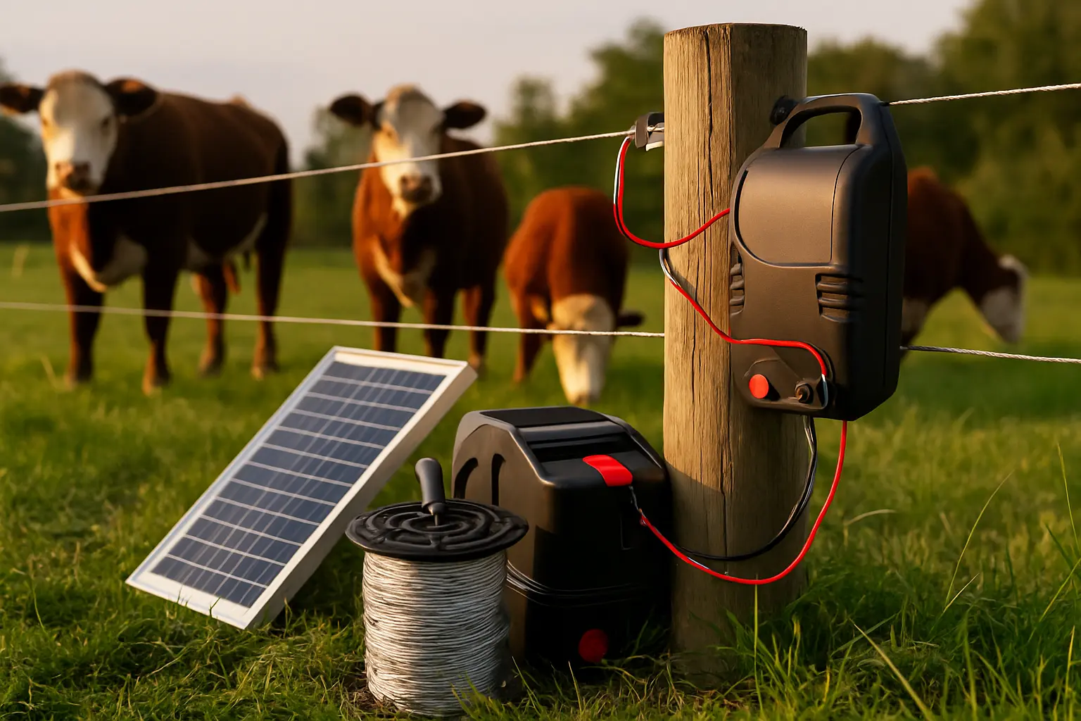 como instalar una cerca electrica para ganado