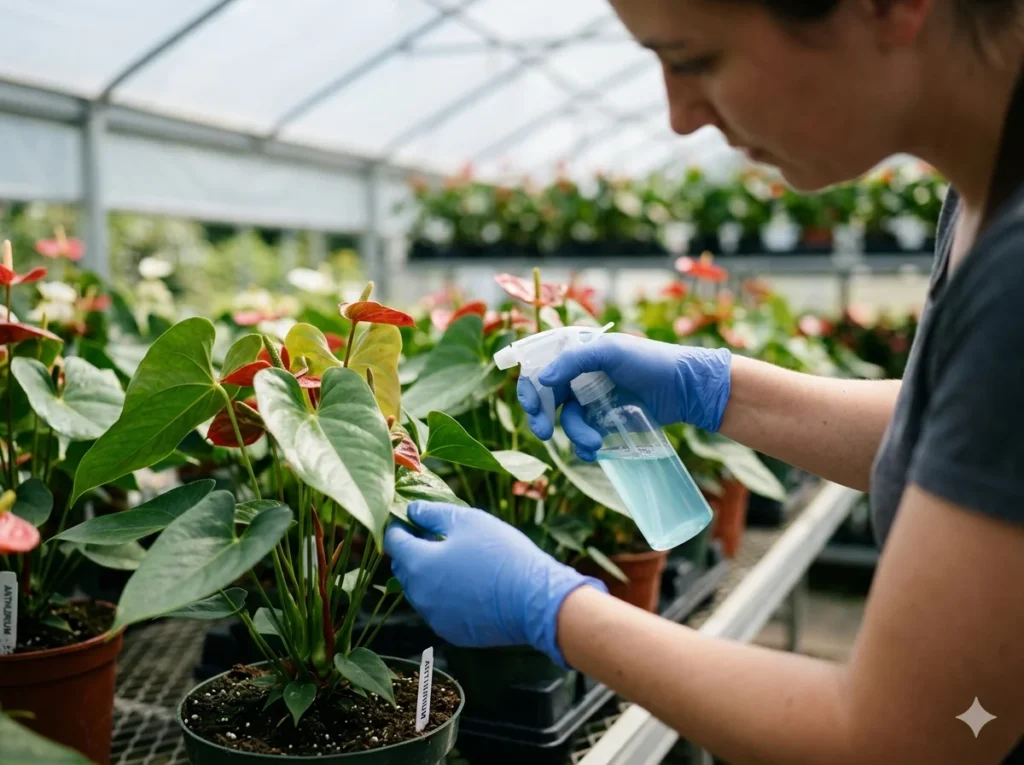 Fungicidas para Anturios