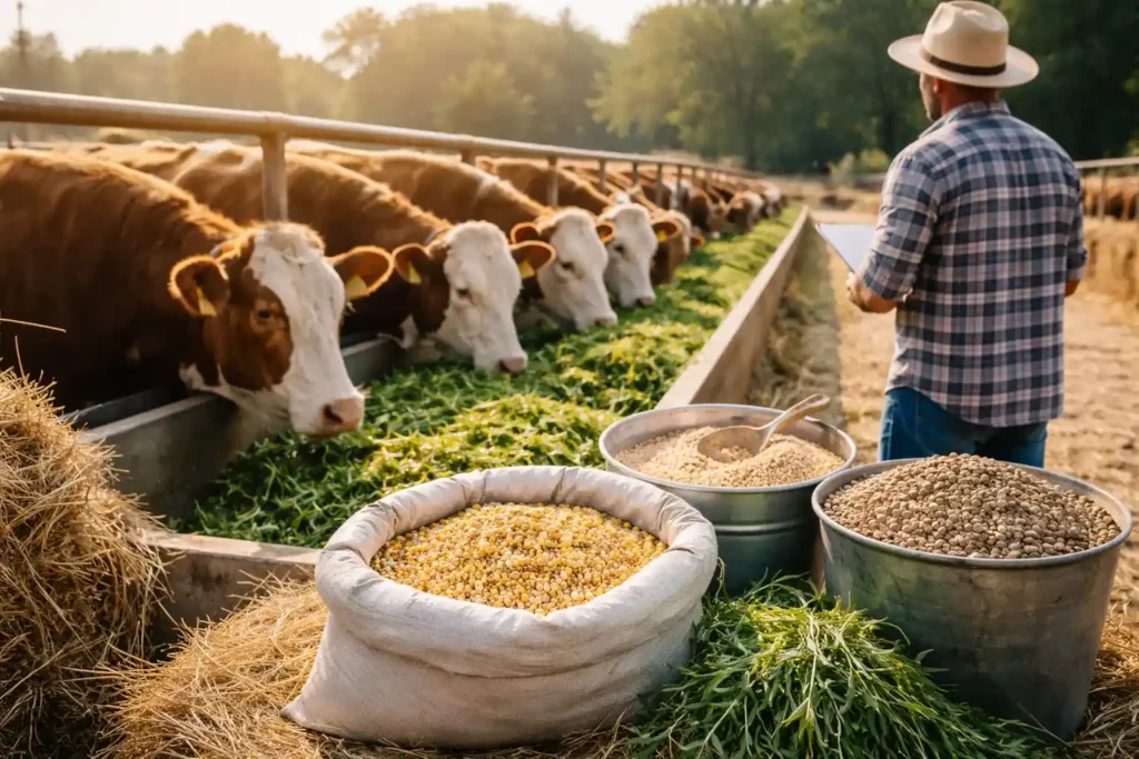 Optimización de la alimentación del ganado bovino mediante suplementos nutricionales y semillas de pasto de alta proteína para ganancia de peso